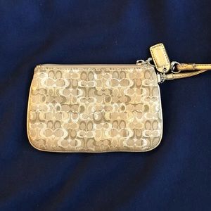 Coach Neutral Wristlet